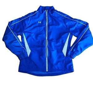 UNDER Armor Zip Up Rain Jacket ~Windbreaker Small